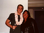on stage with Greg