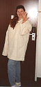 Lisa in the shirt and showing off her henna...
